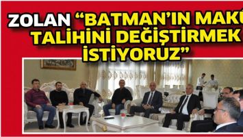 ZOLAN &ldquo;BATMAN&rsquo;IN MAK&Ucirc;S TALİHİNİ DEĞİŞTİRMEK İSTİYORUZ&rdquo;