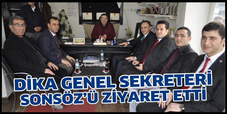 DİKA GENEL SEKRETERİ, SONS&Ouml;Z&rsquo;&Uuml; ZİYARET ETTİ