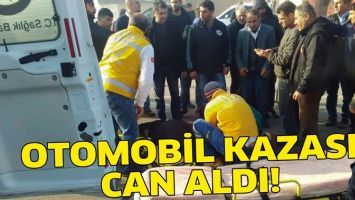 OTOMOBİL KAZASI CAN ALDI!