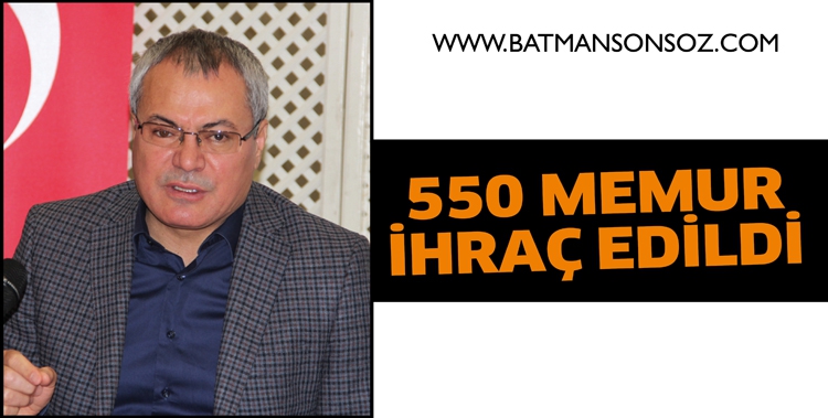 550 MEMUR, İHRA&Ccedil; EDİLDİ