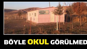 B&Ouml;YLE OKUL G&Ouml;R&Uuml;LMEDİ