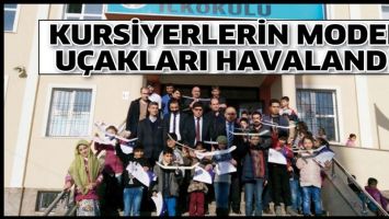 KURSİYERLERİN MODEL U&Ccedil;AKLARI HAVALANDI