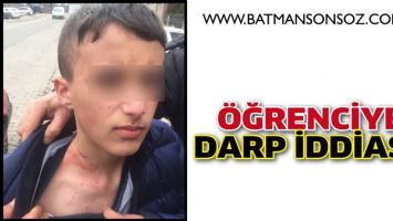 &Ouml;ĞRENCİYE DARP İDDİASI!