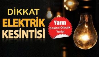 3 SAATLİK KESİNTİ UYGULANACAK!