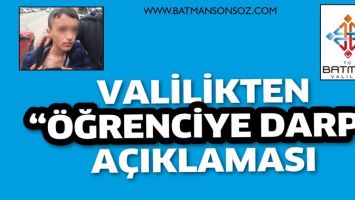 VALİLİKTEN &ldquo;&Ouml;ĞRENCİYE DARP&rdquo; A&Ccedil;IKLAMASI