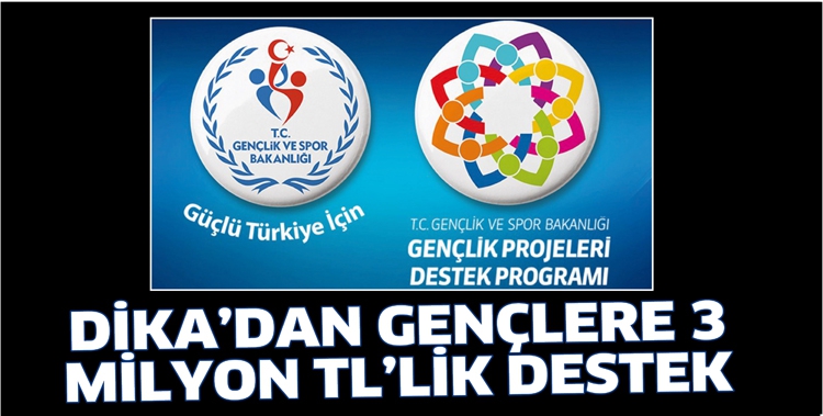 DİKA&rsquo;DAN GEN&Ccedil;LERE 3 MİLYON TL&rsquo;LİK DESTEK