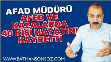 AFAD M&Uuml;D&Uuml;R&Uuml;, 2016 YILI VERİLERİNİ PAYLAŞTI