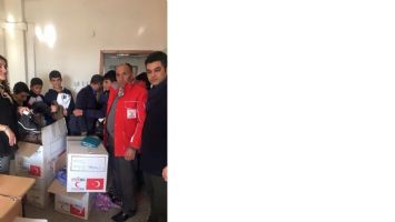 BEŞİRİ KAPAKLI ORTAOKULUNA YARDIM