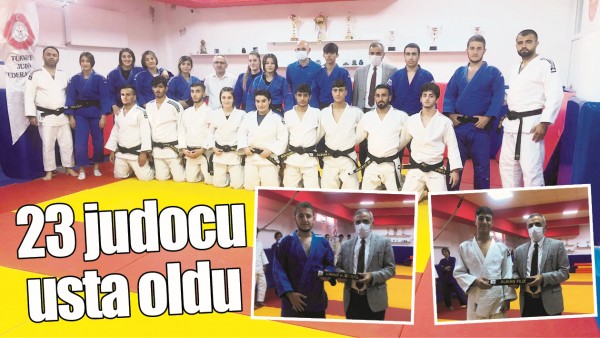 23 JUDOCU USTA OLDU