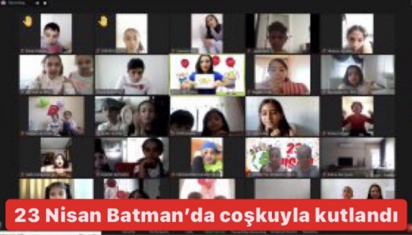 23 Nisan Batman&rsquo;da coşkuyla kutlandı
