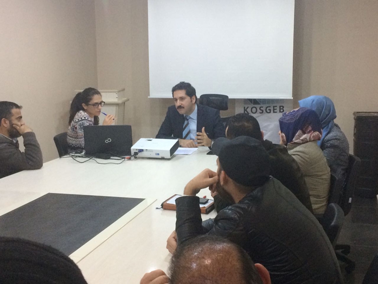 KOSGEB, GİRİŞİMCİLERİ BİLGİLENDİRİYOR