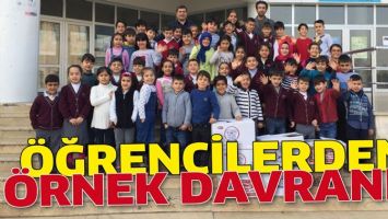 &Ouml;ĞRENCİLERDEN &Ouml;RNEK DAVRANIŞ