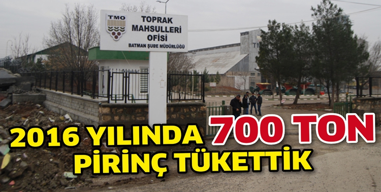 2016 YILINDA 700 TON PİRİN&Ccedil; T&Uuml;KETTİK