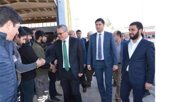 VALİ, YENİ SANAYİ ESNAFINI ZİYARET ETTİ