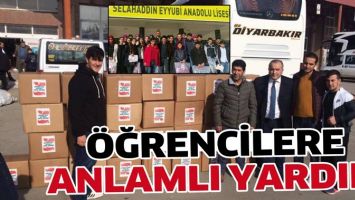 &Ouml;ĞRENCİLERE ANLAMLI DESTEK