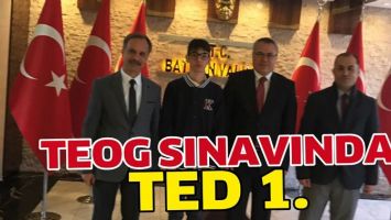 TEOG SINAVINDA TED 1.
