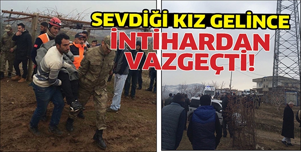 SEVDİĞİ KIZ GELİNCE İNTİHARDAN VAZGE&Ccedil;Tİ!