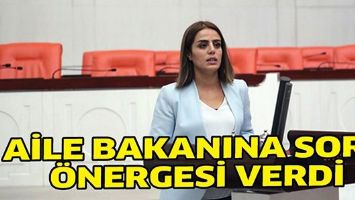 AİLE BAKANINA SORU &Ouml;NERGESİ VERDİ