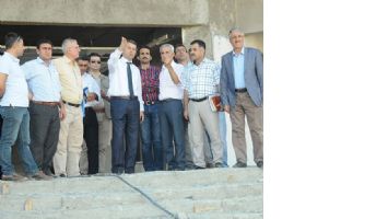 VALİ, OKUL İNŞAATLARINI İNCELEDİ