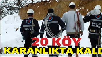 20 K&Ouml;Y, KARANLIKTA KALDI