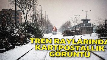 TREN RAYLARINDA KARTPOSTALLIK G&Ouml;R&Uuml;NT&Uuml;