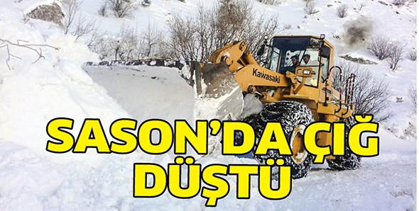 SASON&rsquo;DA &Ccedil;IĞ D&Uuml;ŞT&Uuml;