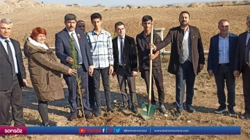 24 Kasım'da fidanlar toprakla buluştu