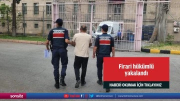 24 yıl 11 ay hapis cezası bulunan firari h&uuml;k&uuml;ml&uuml; yakalandı