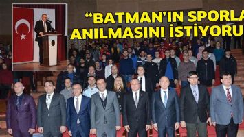 &ldquo;BATMAN&rsquo;IN SPORLA ANILMASINI İSTİYORUM&rdquo;
