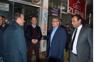 VALİ&rsquo;DEN ESNAFA AKŞAM ZİYARETİ
