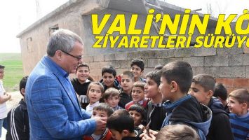 VALİ&rsquo;NİN K&Ouml;Y ZİYARETLERİ S&Uuml;R&Uuml;YOR