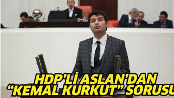 HDP&rsquo;Lİ ASLAN&rsquo;DAN &ldquo;KEMAL KURKUT&rdquo; SORUSU?