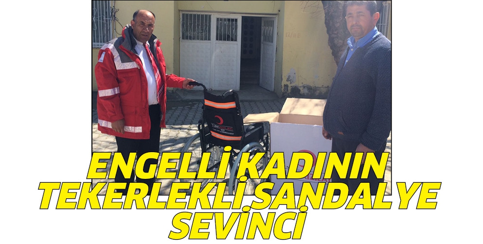 ENGELLİ KADININ TEKERLEKLİ SANDALYE SEVİNCİ