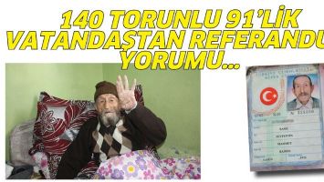 140 TORUNLU 91&rsquo;LİK VATANDAŞTAN REFERANDUM YORUMU&hellip;