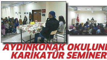 AYDINKONAK OKULUNDA KARİKAT&Uuml;R SEMİNERİ