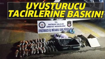 UYUŞTURUCU TACİRLERİNE BASKIN!