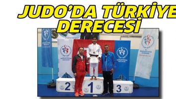 JUDO&rsquo;DA T&Uuml;RKİYE DERECESİ
