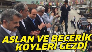 ASLAN VE BECERİKLİ, K&Ouml;YLERİ GEZDİ