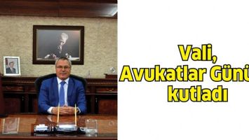 VALİ, AVUKATLAR G&Uuml;N&Uuml;N&Uuml; KUTLADI