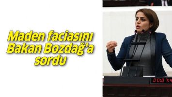 MADEN FACİASINI BAKAN BOZDAĞ&rsquo;A SORDU