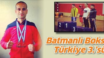 BATMANLI BOKS&Ouml;R T&Uuml;RKİYE 3.&rsquo;S&Uuml;