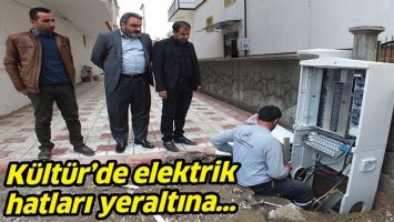 K&Uuml;LT&Uuml;R&rsquo;DE ELEKTRİK HATLARI YERALTINA&hellip;