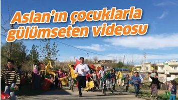 ASLAN&rsquo;IN &Ccedil;OCUKLARLA G&Uuml;L&Uuml;MSETEN VİDEOSU