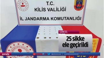 25 sikke ele ge&ccedil;irildi