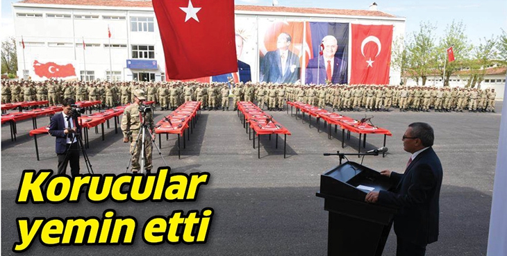 KORUCULAR YEMİN ETTİ