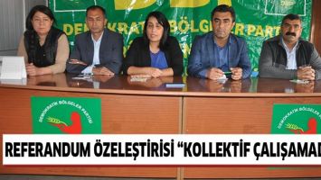 REFERANDUM &Ouml;ZELEŞTİRİSİ &ldquo;KOLLEKTİF &Ccedil;ALIŞAMADIK&rdquo;