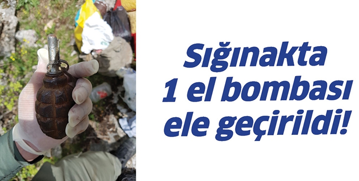 SIĞINAKTA 1 EL BOMBASI ELE GE&Ccedil;İRİLDİ!