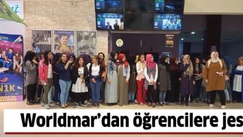 WORLDMAR&rsquo;DAN &Ouml;ĞRENCİLERE JEST