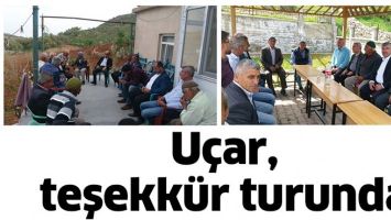 U&Ccedil;AR, TEŞEKK&Uuml;R TURUNDA