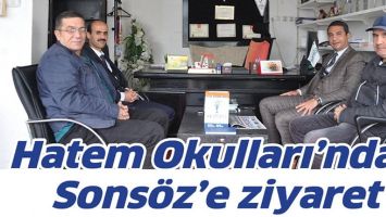 HATEM OKULLARI&rsquo;NDAN SONS&Ouml;Z&rsquo;E ZİYARET
